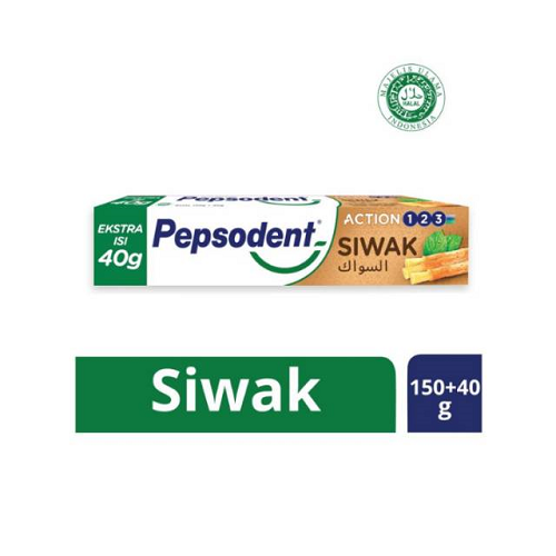 Pepsodent Action 123 Siwak 150gr EXTRA 40gr